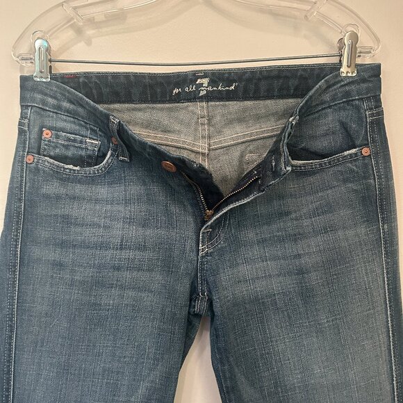 7 for All Mankind Kate straight leg jeans sz 29 - Picture 6 of 12